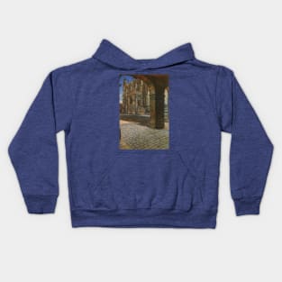 Eton College Chapel by Anna Alma-Tadema Kids Hoodie